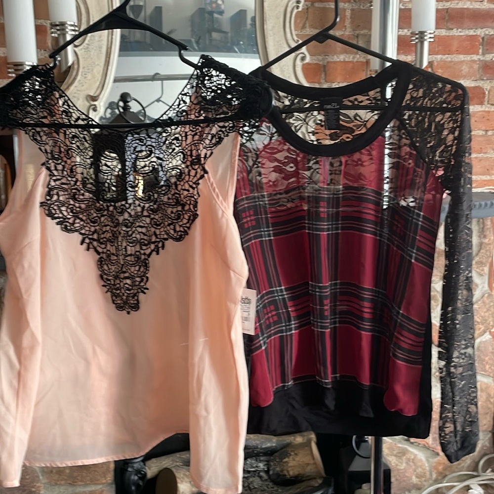 Two Brand New Tops ~ Lace